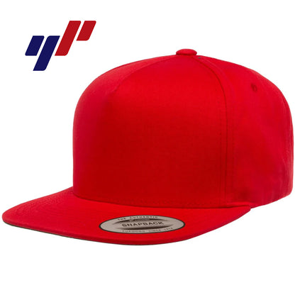 DIY - Yupoong Y6007 Adult 5-Panel Cotton Twill Snapback Cap