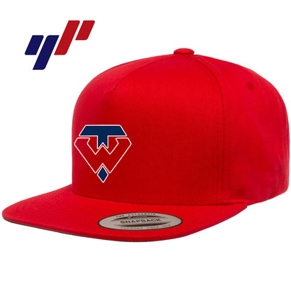 Yupoong Y6007 Adult 5-Panel Cotton Twill Snapback Cap - Tampa Warriors Baseball