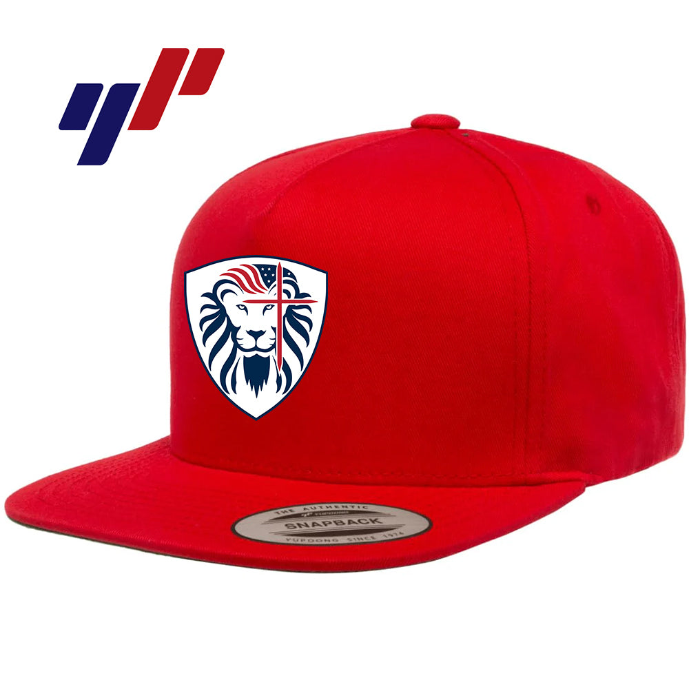 Yupoong Y6007 Adult 5-Panel Cotton Twill Snapback Cap -Orlando Lions Baseball