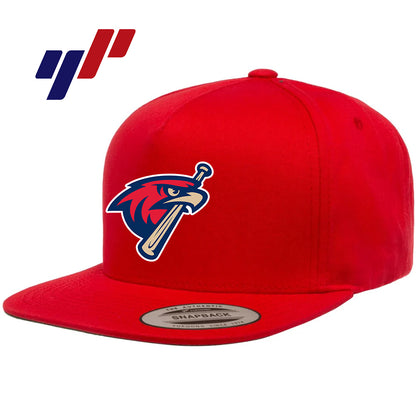 Yupoong Y6007 Adult 5-Panel Cotton Twill Snapback Cap - MSA Redtails Baseball