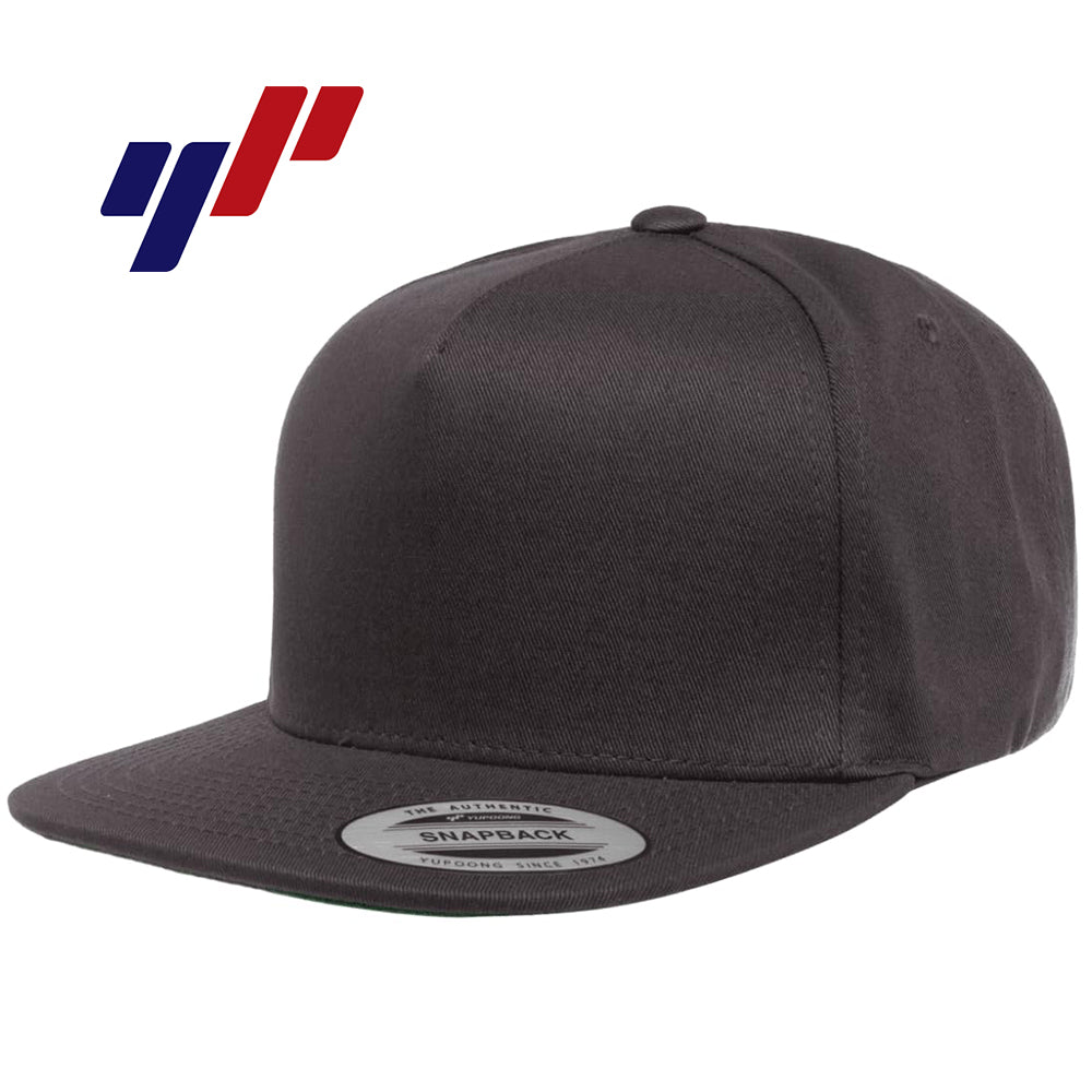 DIY - Yupoong Y6007 Adult 5-Panel Cotton Twill Snapback Cap