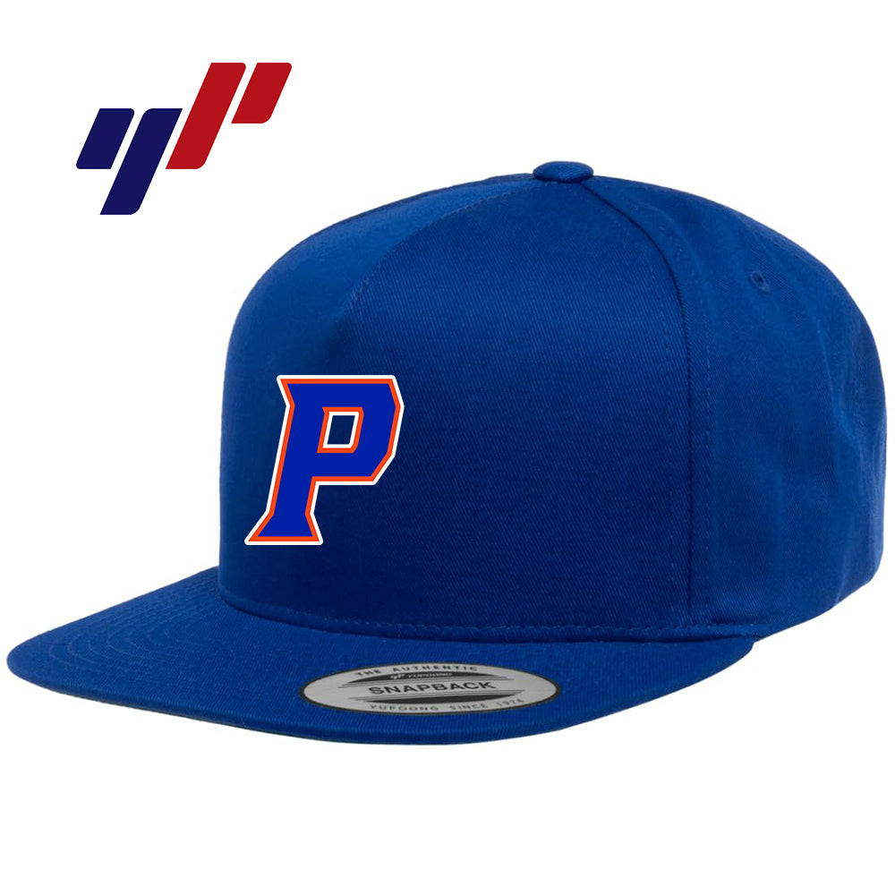 Yupoong Y6007 Adult 5-Panel Cotton Twill Snapback Cap DTF PRINTED - Palatka TailGators Baseball