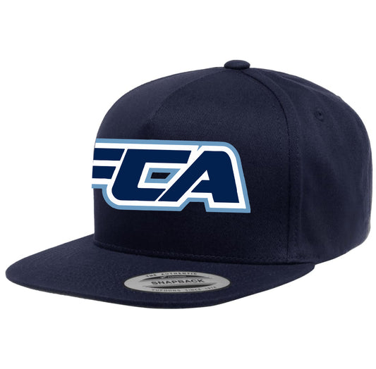 Yupoong Y6007 Adult 5-Panel Cotton Twill Snapback Cap - FCA