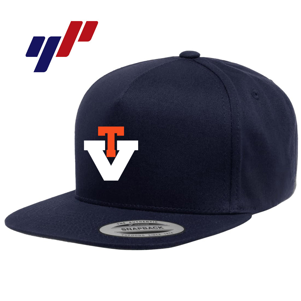 Yupoong Y6007 Adult 5-Panel Cotton Twill Snapback Cap - Team Virginia Baseball