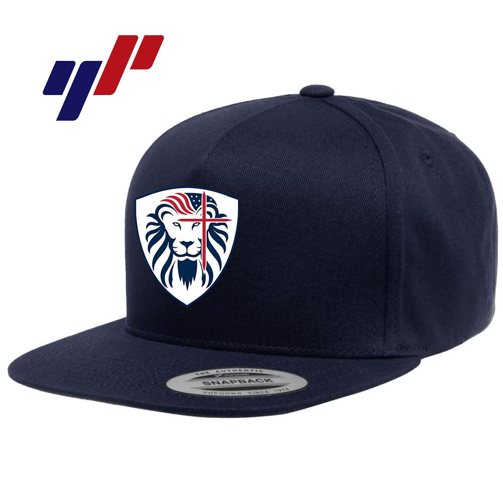 Yupoong Y6007 Adult 5-Panel Cotton Twill Snapback Cap -Orlando Lions Baseball