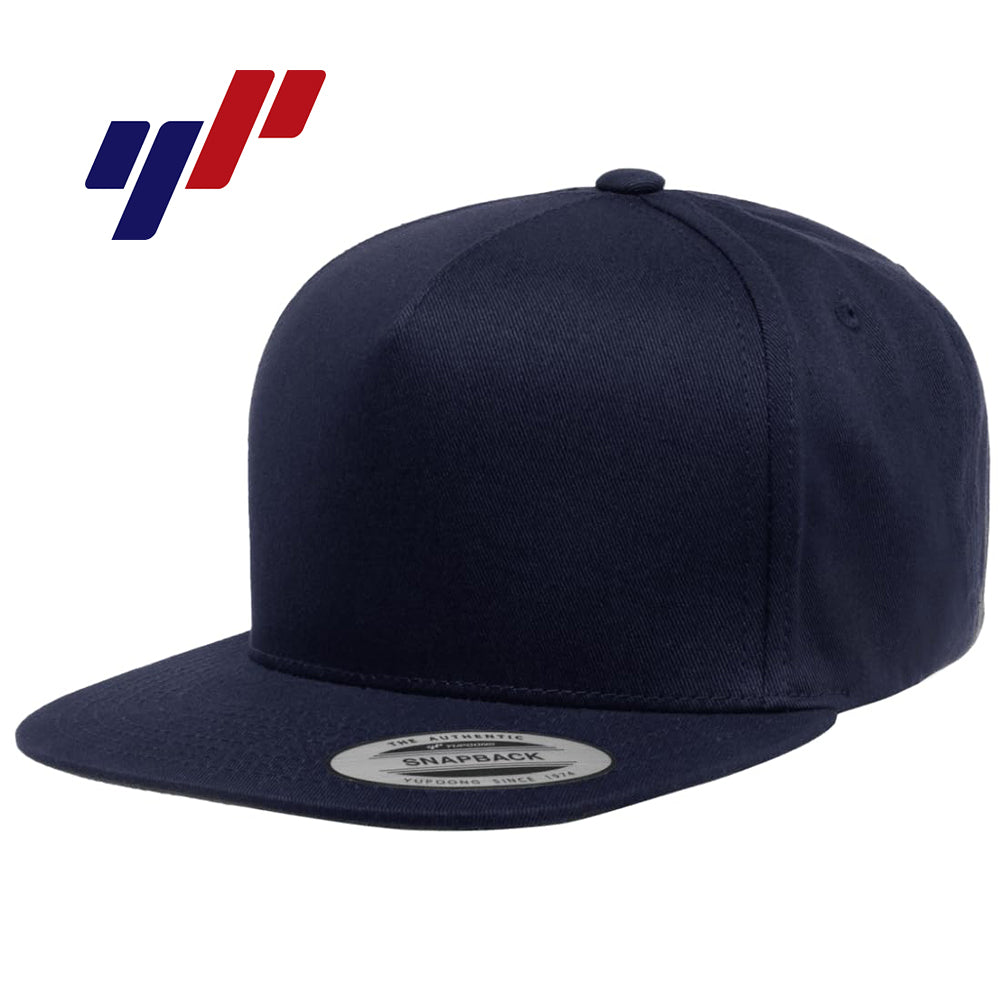 DIY - Yupoong Y6007 Adult 5-Panel Cotton Twill Snapback Cap