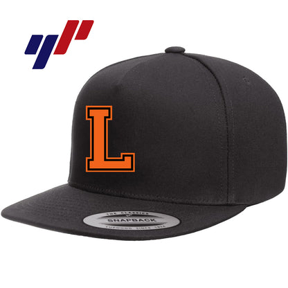 Yupoong Y6007 Adult 5-Panel Cotton Twill Snapback Cap - Longwood Wrestling