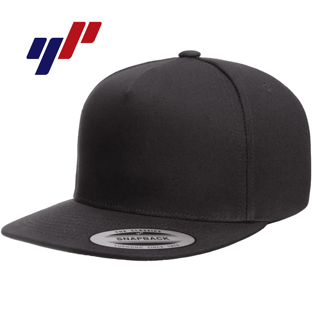 DIY - Yupoong Y6007 Adult 5-Panel Cotton Twill Snapback Cap
