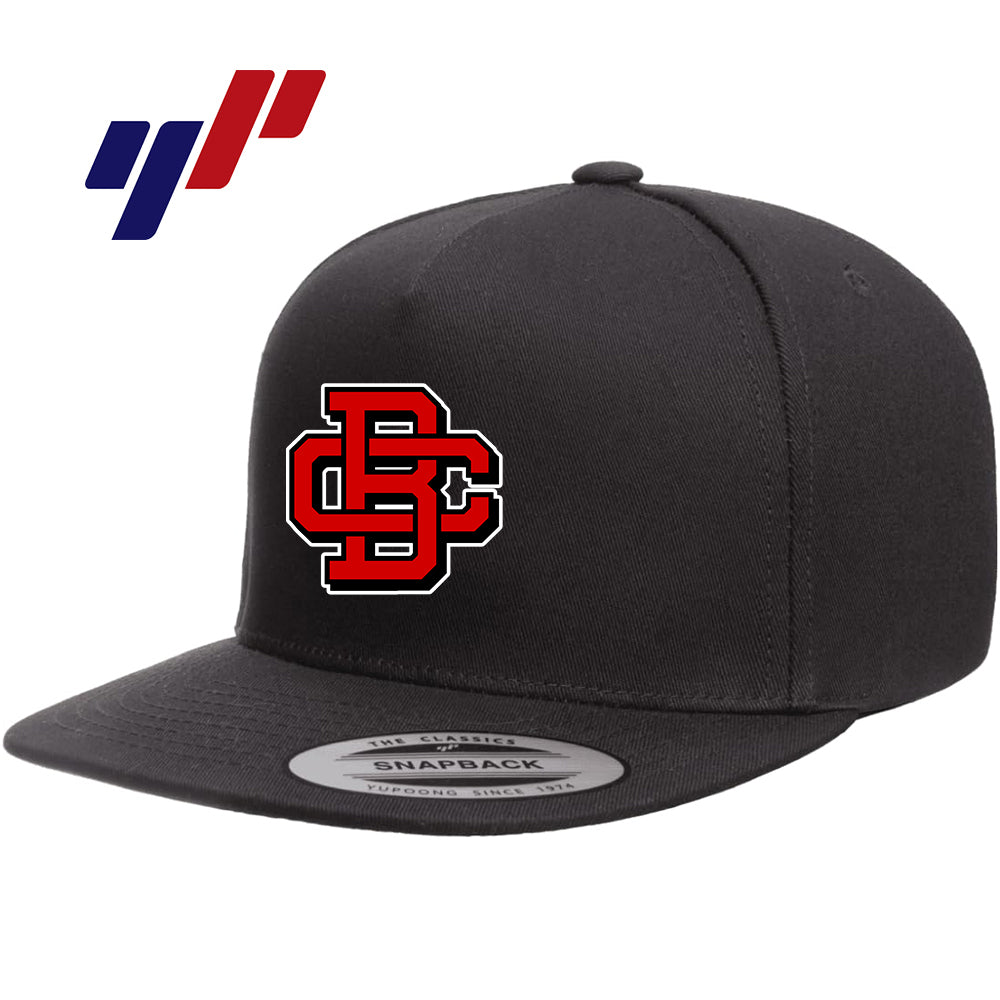 Yupoong Y6007 Adult 5-Panel Cotton Twill Snapback Cap - Creeks Baseball Club - CBC