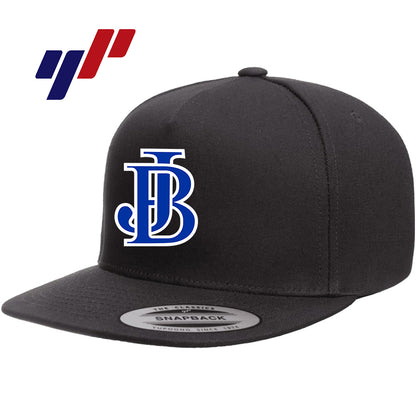 Yupoong Y6007 Adult 5-Panel Cotton Twill Snapback Cap - Jax Beach Baseball