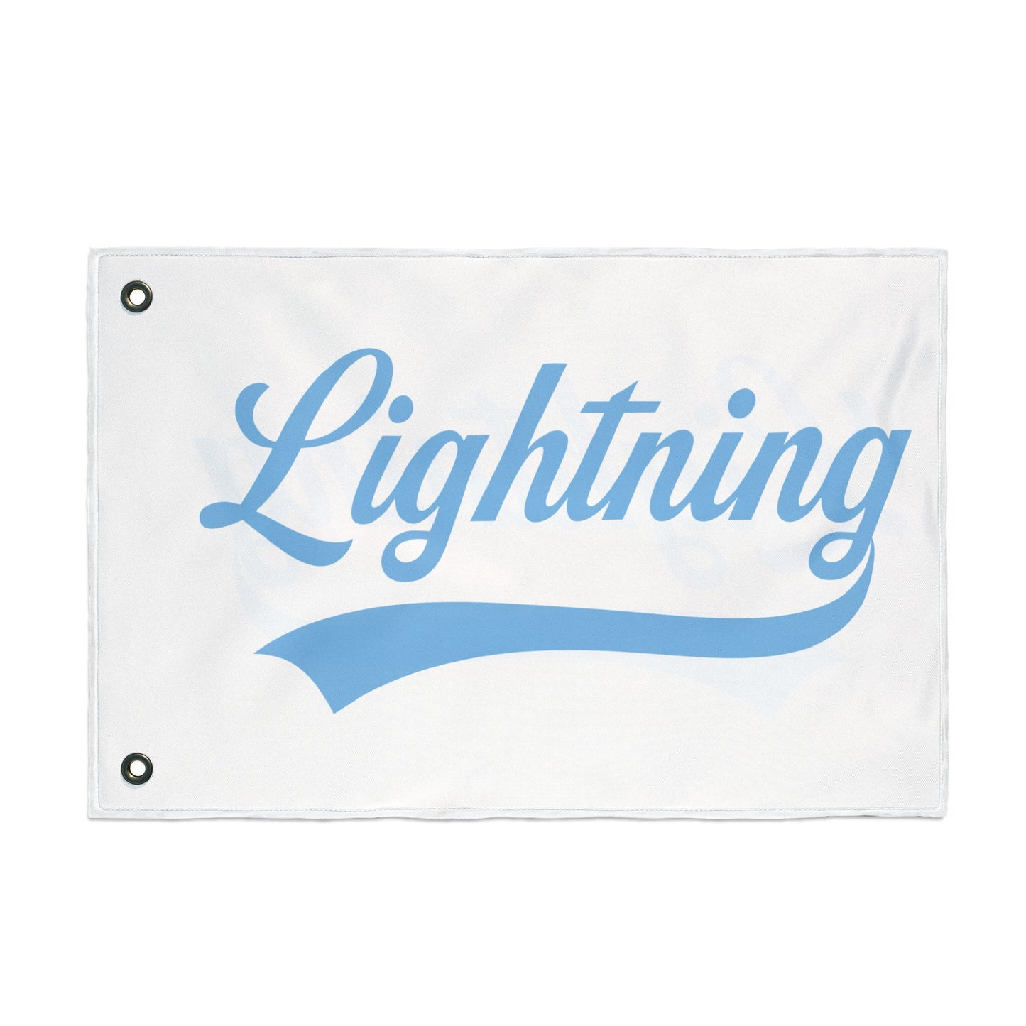 Double Sided Flag Lightning Baseball