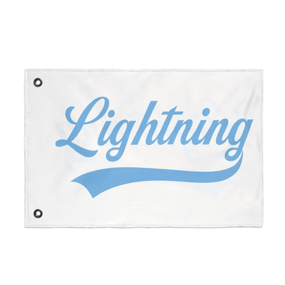 Double Sided Flag Lightning Baseball