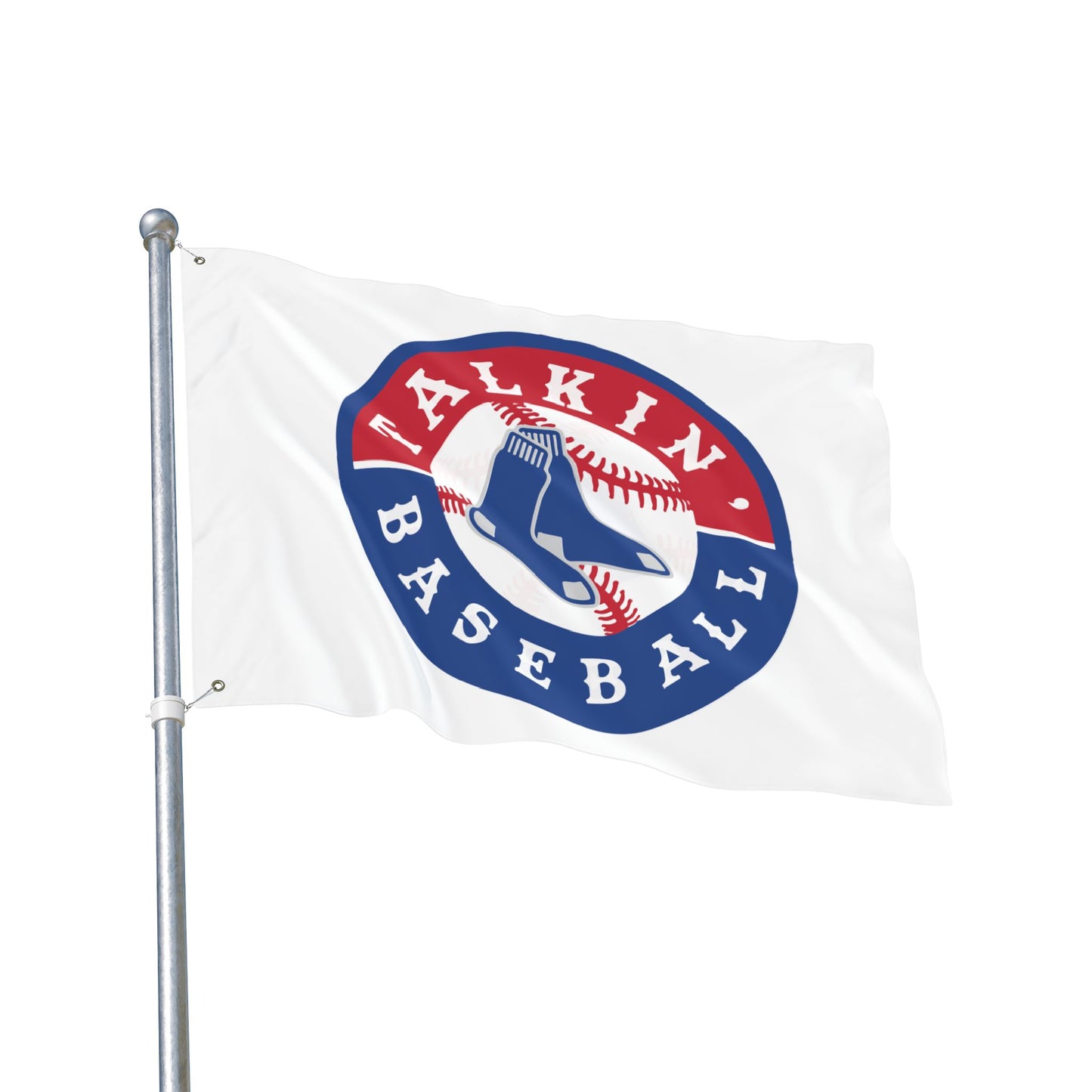 Double Sided Flag Talkin' Baseball