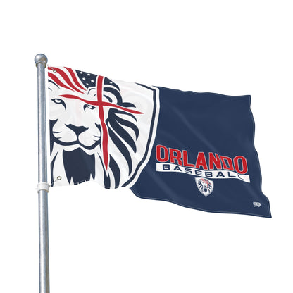Double Sided Flag Orlando Lions Baseball