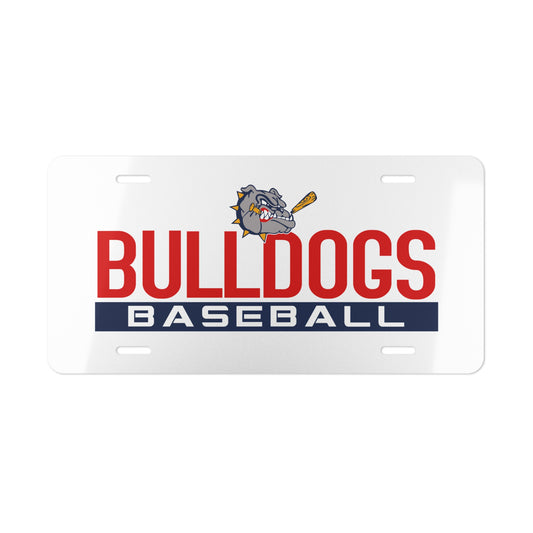 Vanity Plate Bloomingdale Bulldogs Baseball