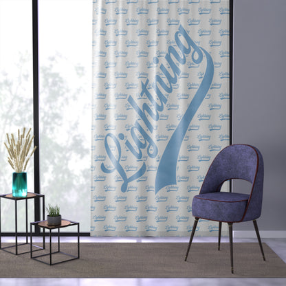 Window Curtain Lightning Baseball
