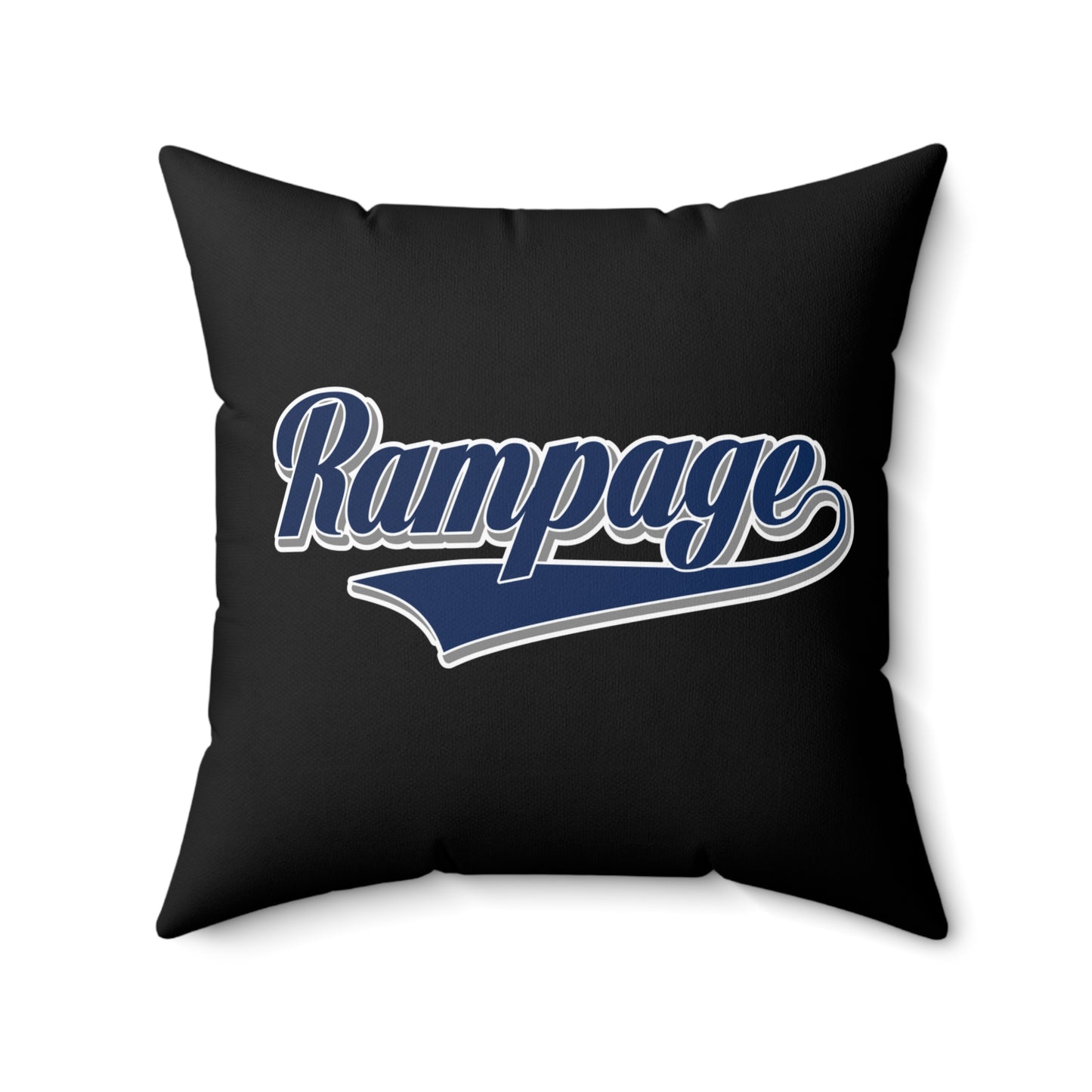 Spun Polyester Square Pillow Mississippi Rampage