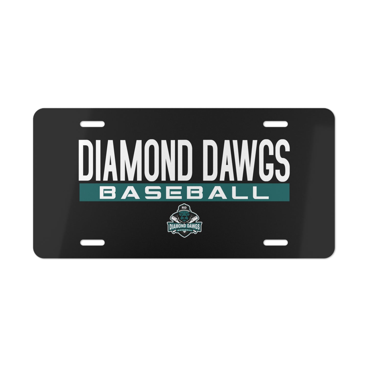Vanity Plate Diamond Dawgs Baseball