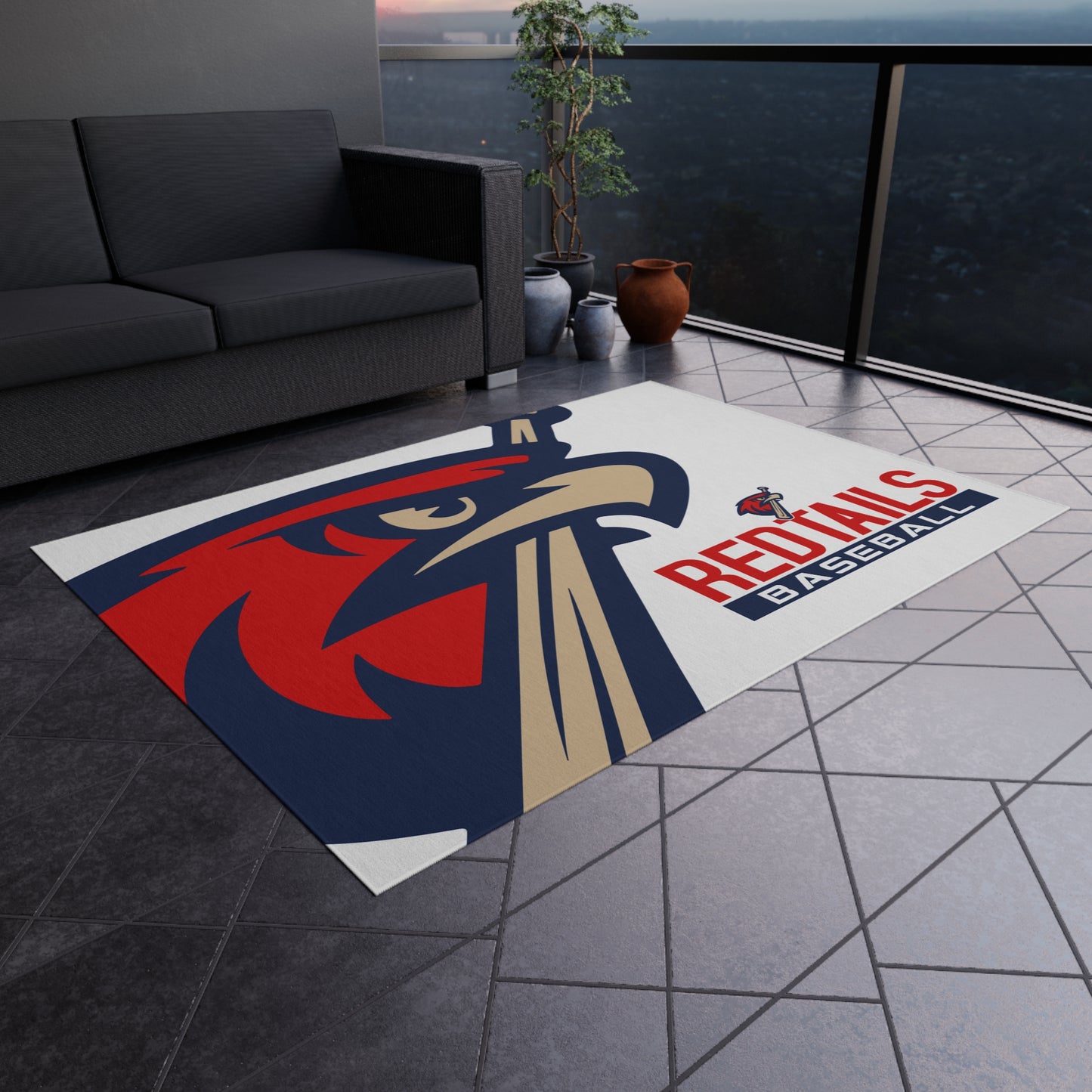 Outdoor Rug MSA Redtails Baseball
