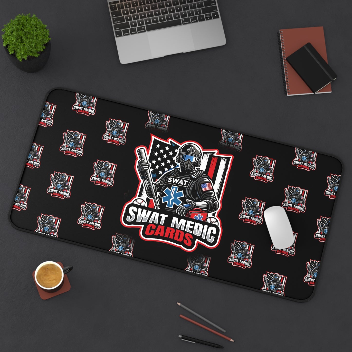Desk Mat Swat Medic Cards