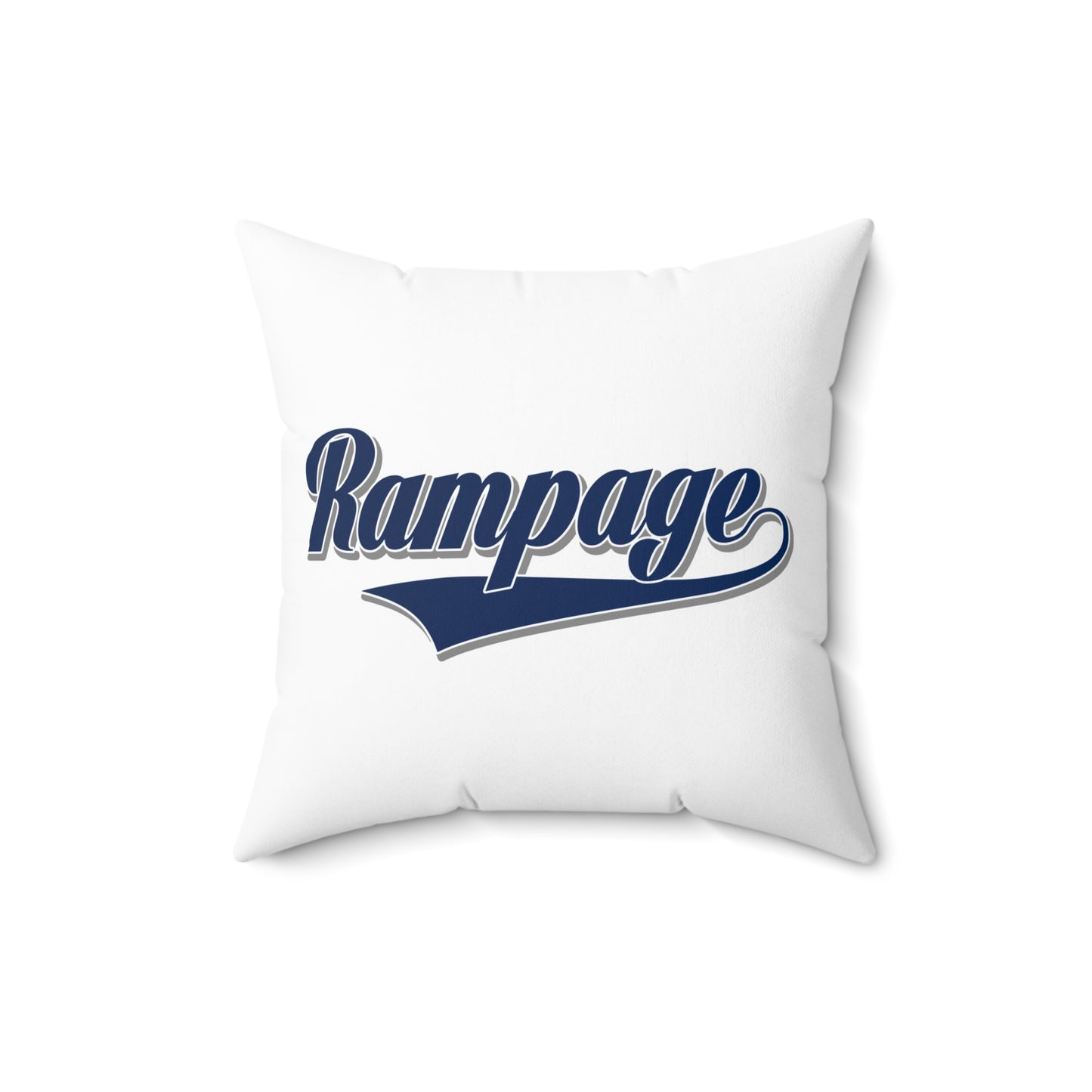 Spun Polyester Square Pillow Mississippi Rampage