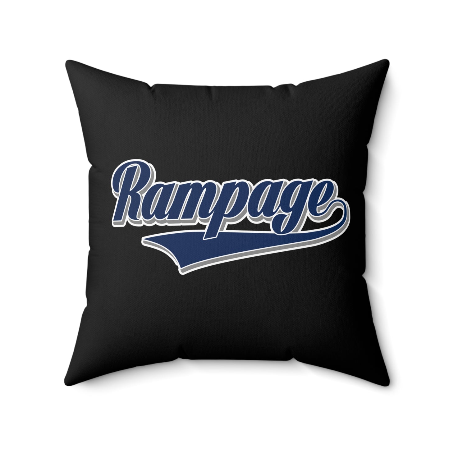 Spun Polyester Square Pillow Mississippi Rampage