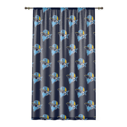 Window Curtain Bold City Bandits Baseball
