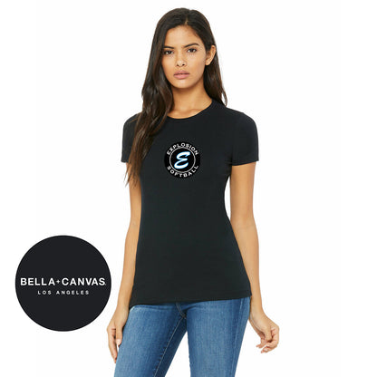 Bella + Canvas 6004 Women's The Favorite T-Shirt - Explosion Softball