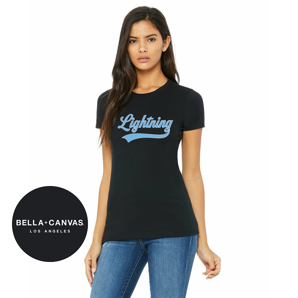 Bella + Canvas 6004 Women's The Favorite T-Shirt - Lightning Baseball