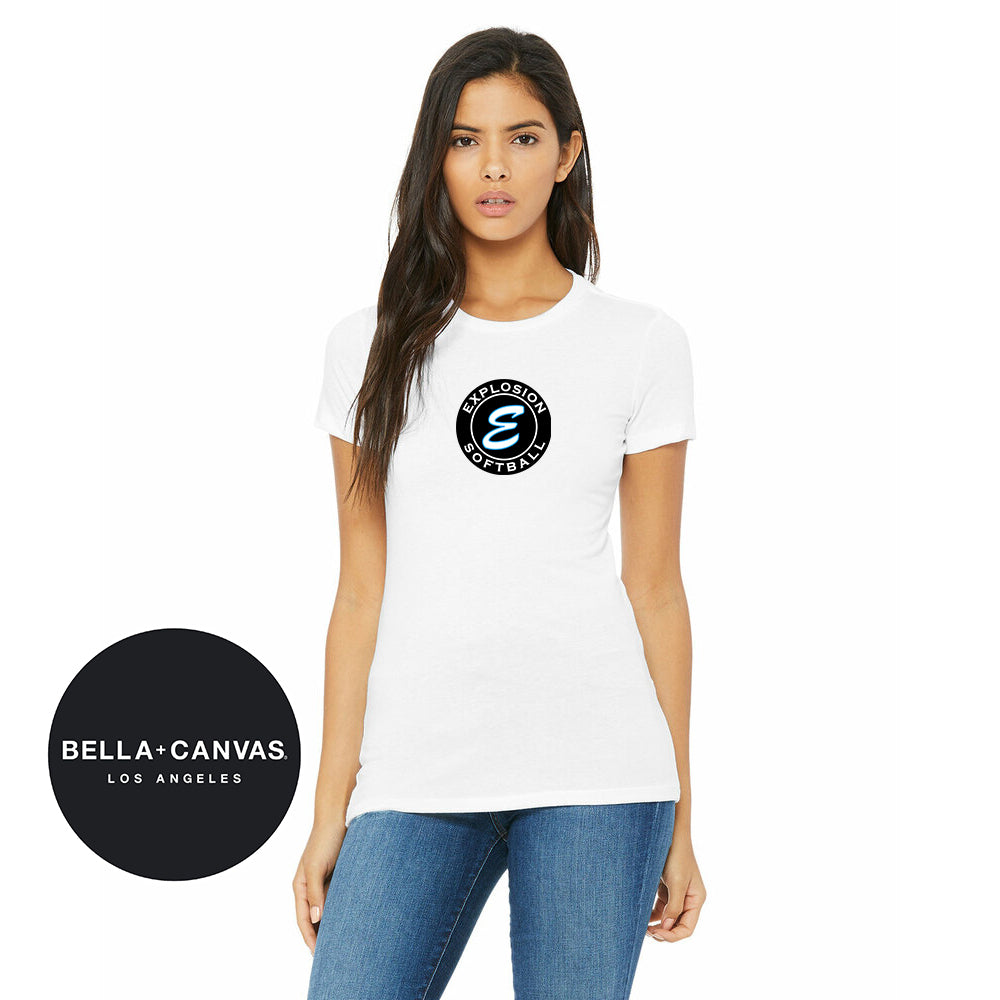 Bella + Canvas 6004 Women's The Favorite T-Shirt - Explosion Softball