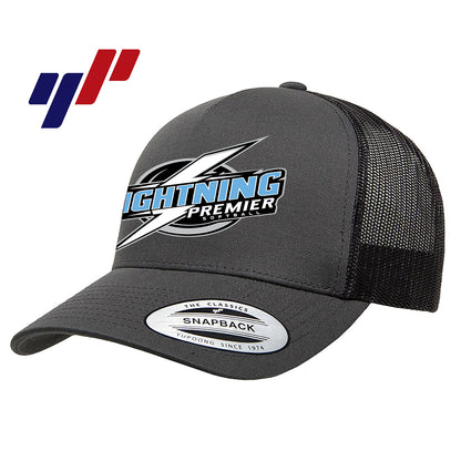 Yupoong 6506 Adult 5-Panel Retro Trucker Cap - Lightning Premier