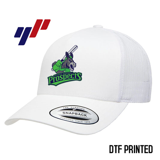 Yupoong 6506 Adult 5-Panel Retro Trucker Cap DTF PRINTED- OBP - Swamp Donkeys