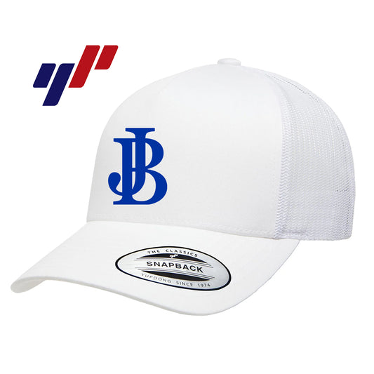 Yupoong 6506 Adult 5-Panel Retro Trucker Cap - Jax Beach Baseball