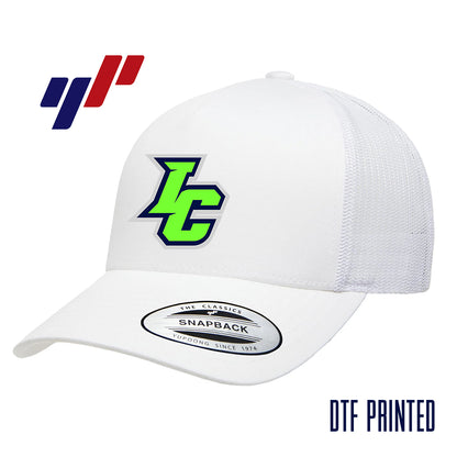 Yupoong 6506 Adult 5-Panel Retro Trucker Cap DTF PRINTED- Indy Clutch Baseball