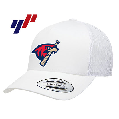 Yupoong 6506 Adult 5-Panel Retro Trucker Cap - MSA Redtails Baseball