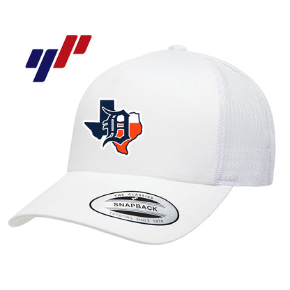 Yupoong Y6007 Adult 5-Panel Cotton Twill Snapback Cap - Dallas Tigers Baseball