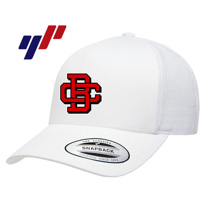 Yupoong 6506 Adult 5-Panel Retro Trucker Cap - Creeks Baseball Club - CBC