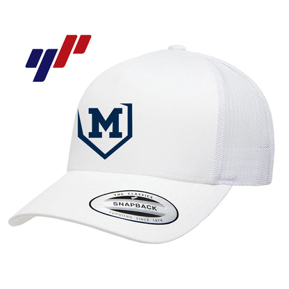 Yupoong 6506 Adult 5-Panel Retro Trucker Cap - Midland Bandits Baseball