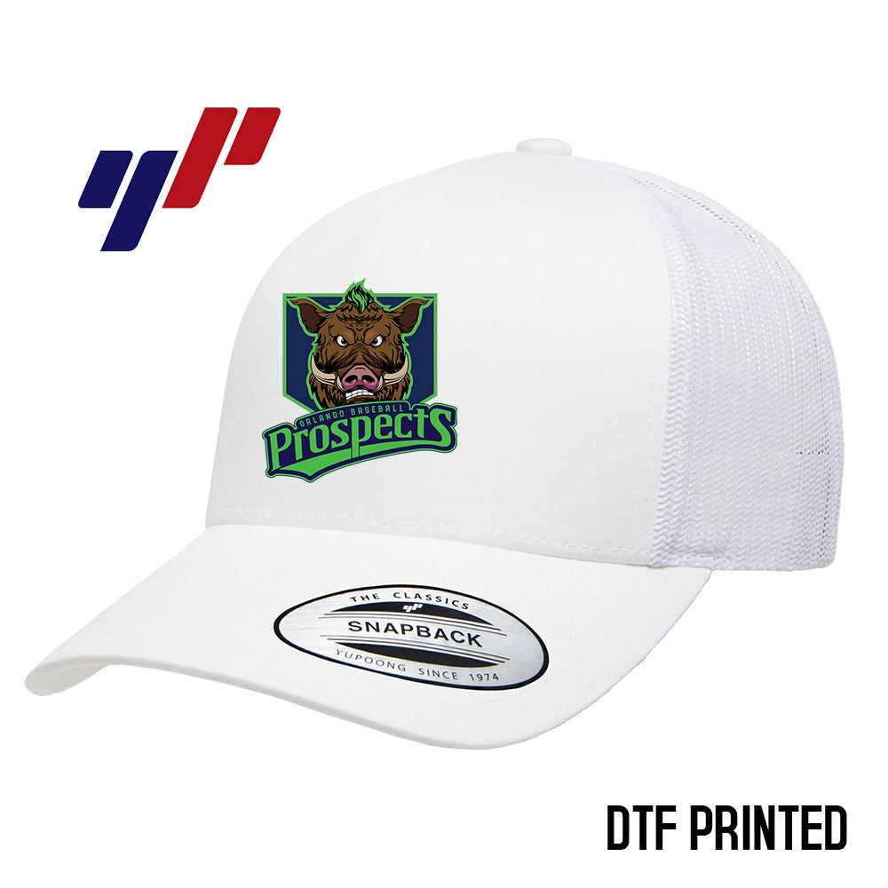 Yupoong 6506 Adult 5-Panel Retro Trucker Cap DTF PRINTED- OBP - War Hogs