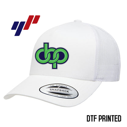 Yupoong 6506 Adult 5-Panel Retro Trucker Cap DTF PRINTED- OBP