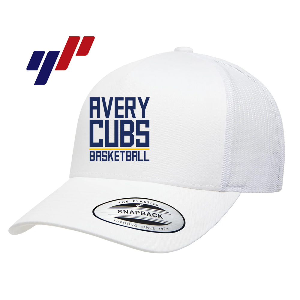 Yupoong 6506 Adult 5-Panel Retro Trucker Cap - Avery Cubs