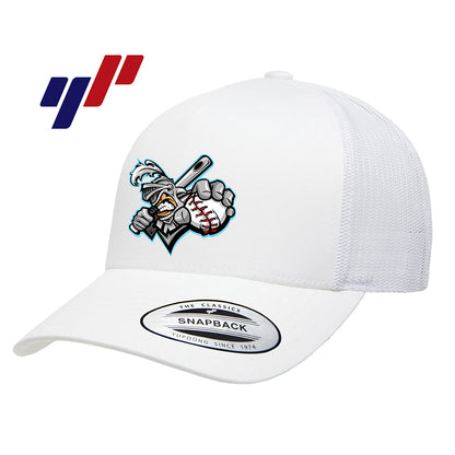 Yupoong 6506 Adult 5-Panel Retro Trucker Cap DTF PRINTED- Knights Baseball
