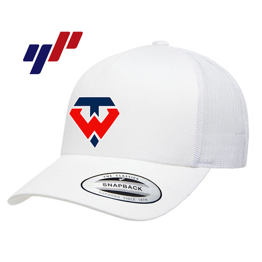 Yupoong 6506 Adult 5-Panel Retro Trucker Cap - Tampa Warriors Baseball