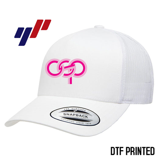 Yupoong 6506 Adult 5-Panel Retro Trucker Cap DTF PRINTED- OSP Gorilla Queens Softball