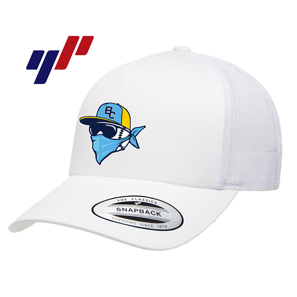 Yupoong 6506 Adult 5-Panel Retro Trucker Cap - Bold City Bandits Baseball