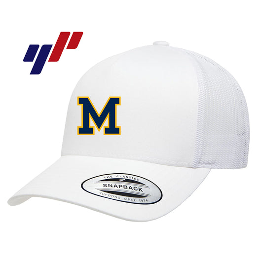 Yupoong 6506 Adult 5-Panel Retro Trucker Cap - Midland Baseball