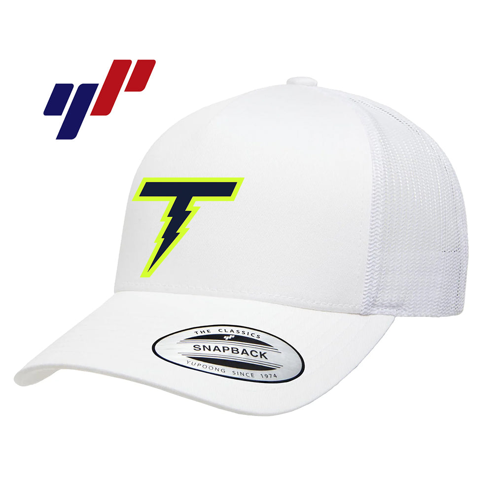 Yupoong 6506 Adult 5-Panel Retro Trucker Cap - THUNDER