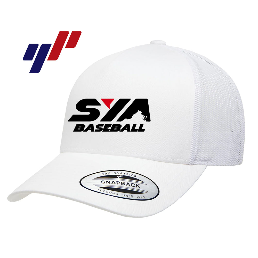 Yupoong 6506 Adult 5-Panel Retro Trucker Cap - SYA Baseball
