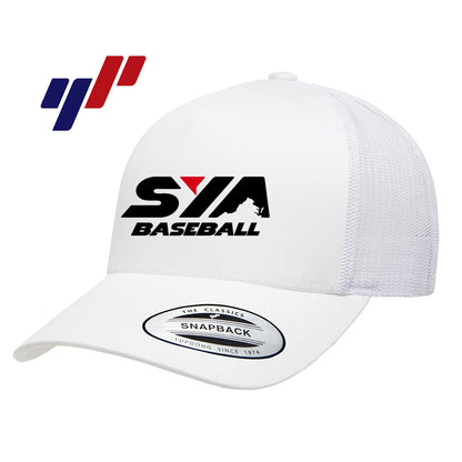 Yupoong 6506 Adult 5-Panel Retro Trucker Cap - SYA Baseball