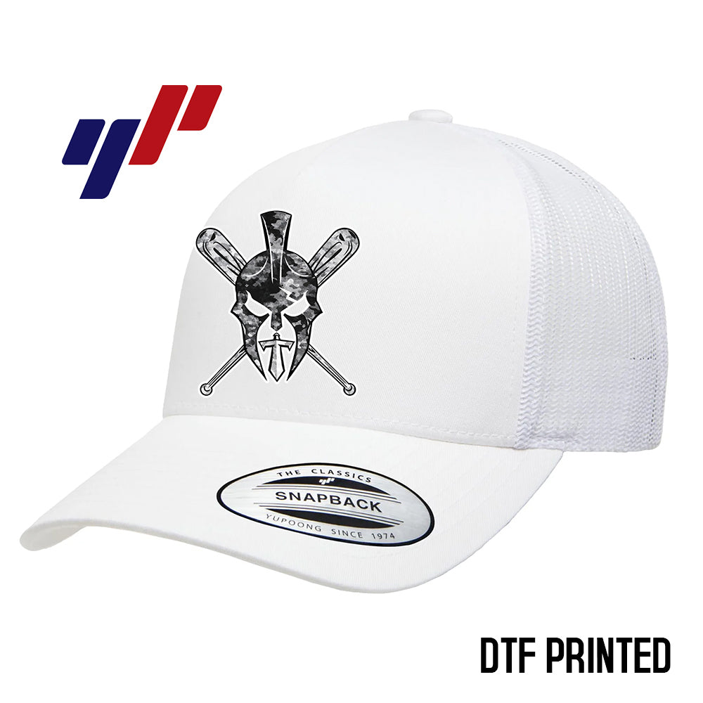 Yupoong 6506 Adult 5-Panel Retro Trucker Cap DTF PRINTED- St. Johns TItans Baseball